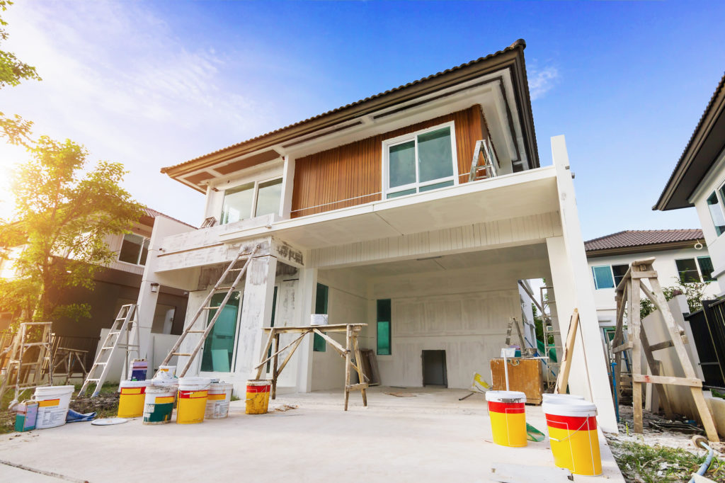 An El Paso home renovation project under construction.